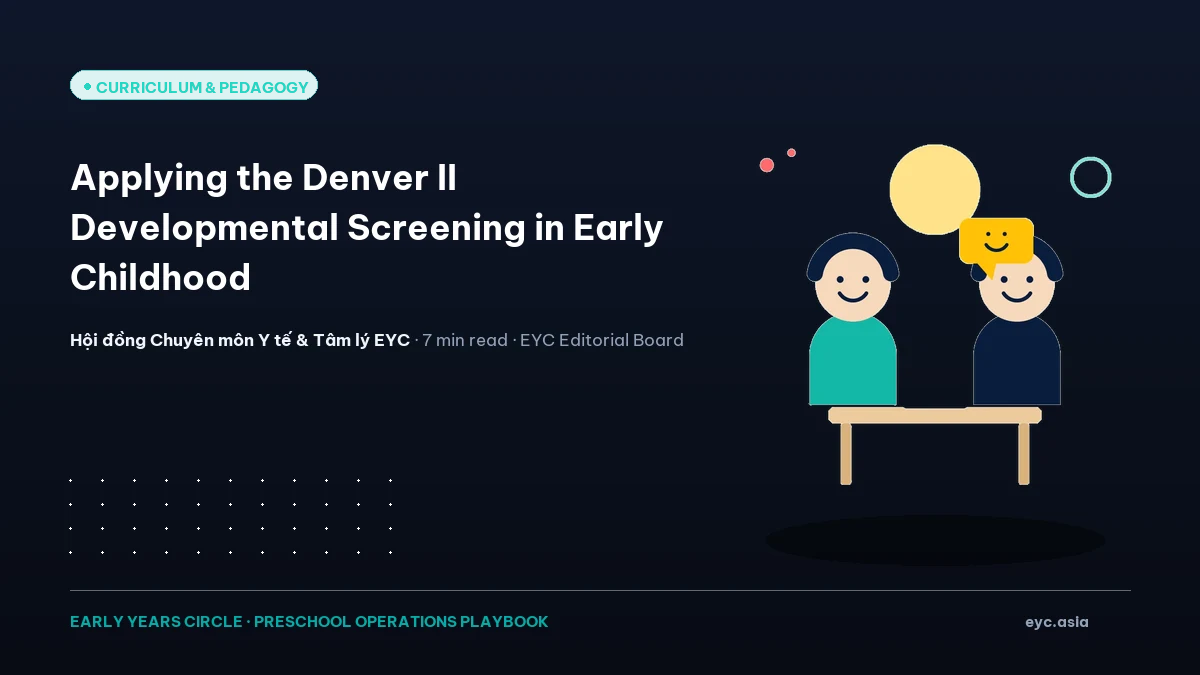Applying the Denver II Developmental Screening in Early Childhood