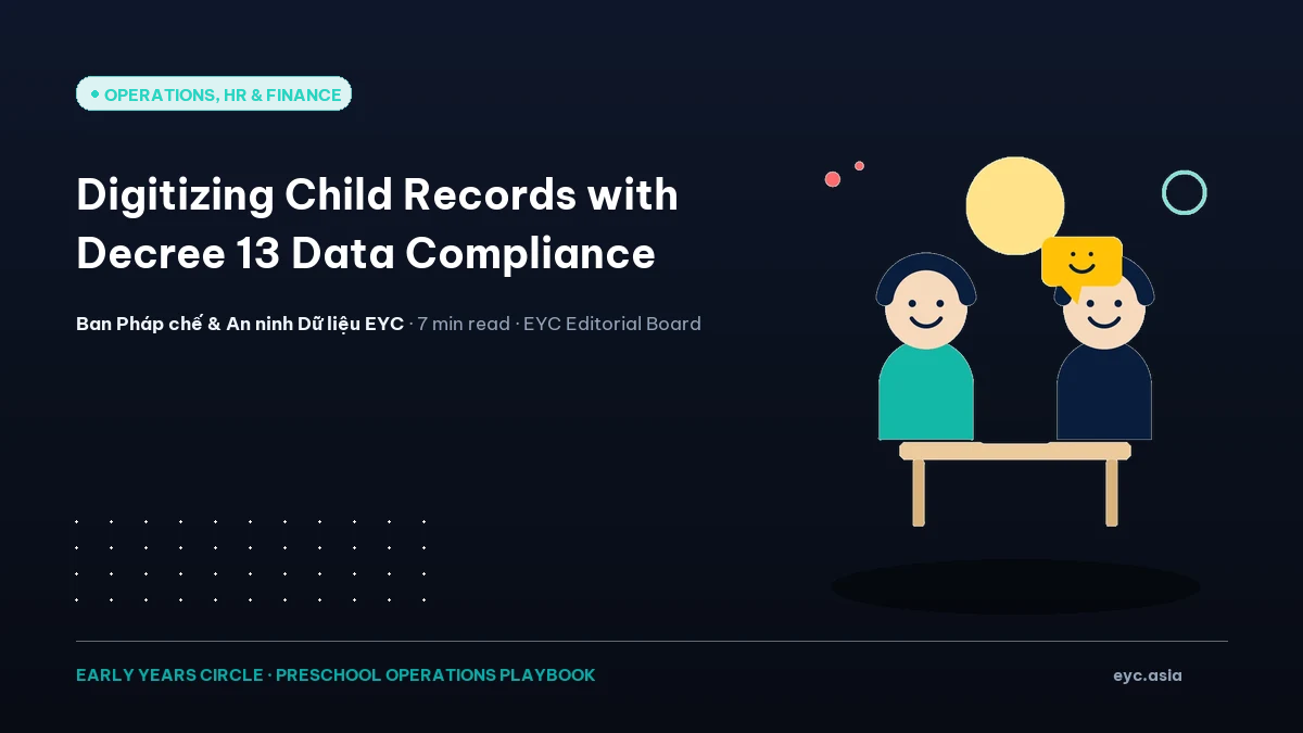 Digitizing Child Records Safely: A Practical Preschool Workflow