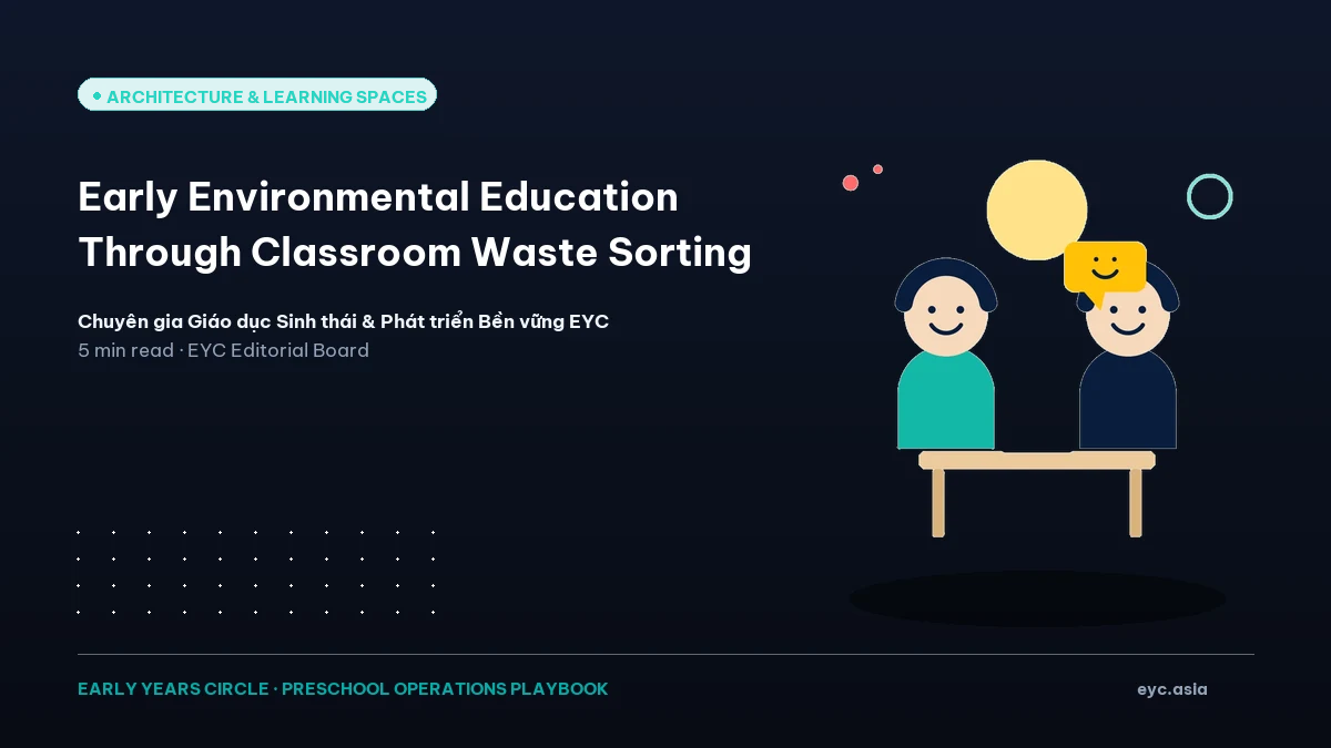 Early Environmental Education Through Classroom Waste Sorting
