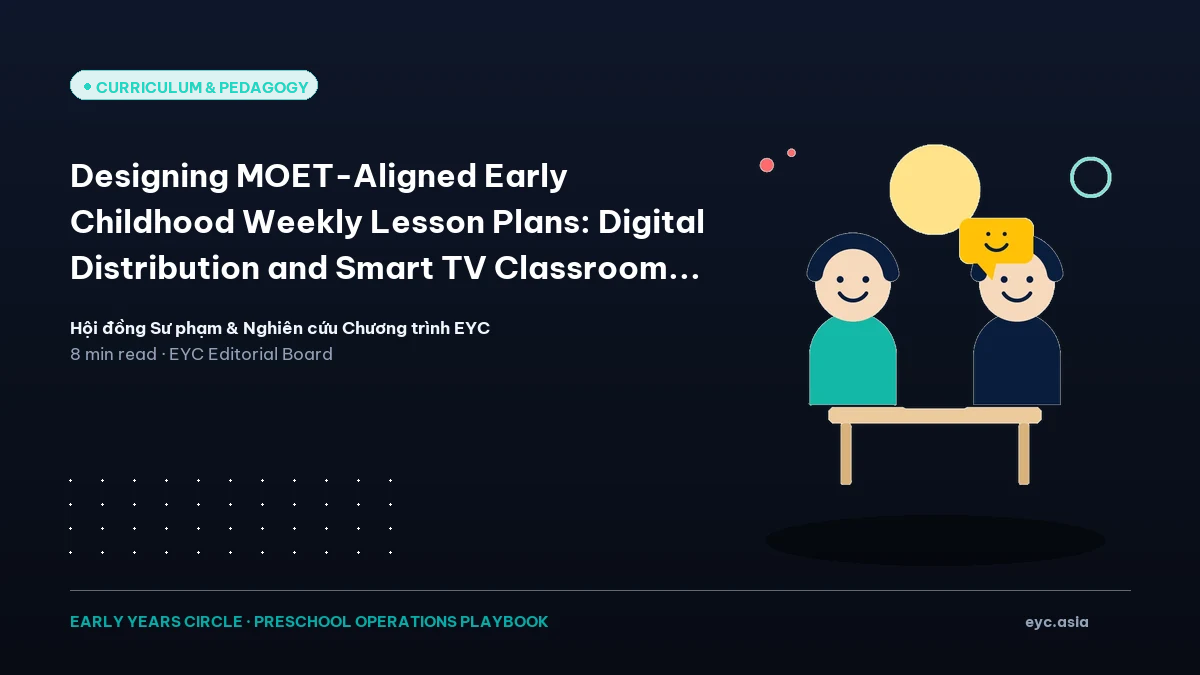 Designing MOET-Aligned Early Childhood Weekly Lesson Plans: Digital Distribution and Smart TV Classroom Integration
