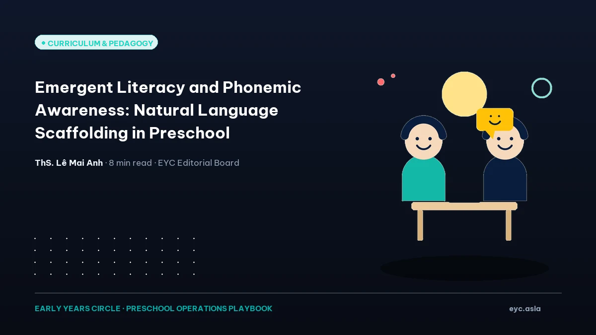 Emergent Literacy and Phonemic Awareness: Natural Language Scaffolding in Preschool
