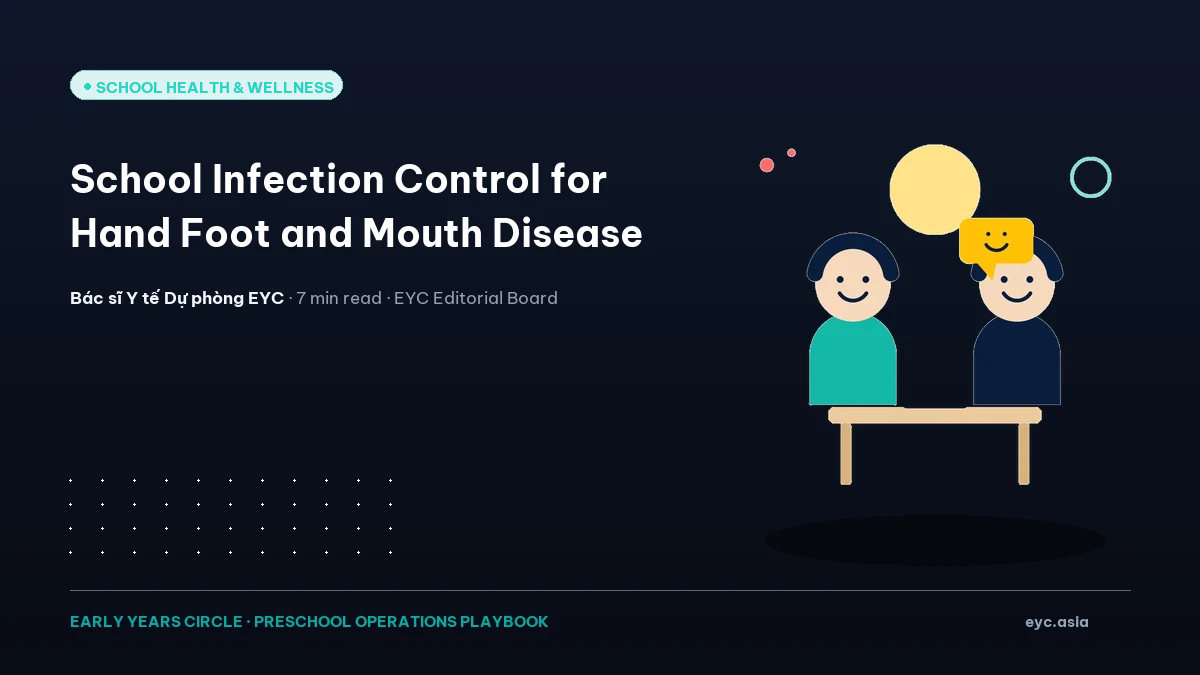 School Infection Control for Hand Foot and Mouth Disease
