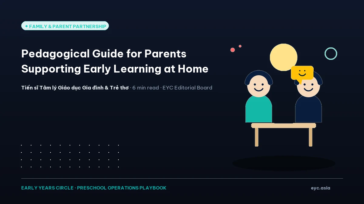 Pedagogical Guide for Parents Supporting Early Learning at Home