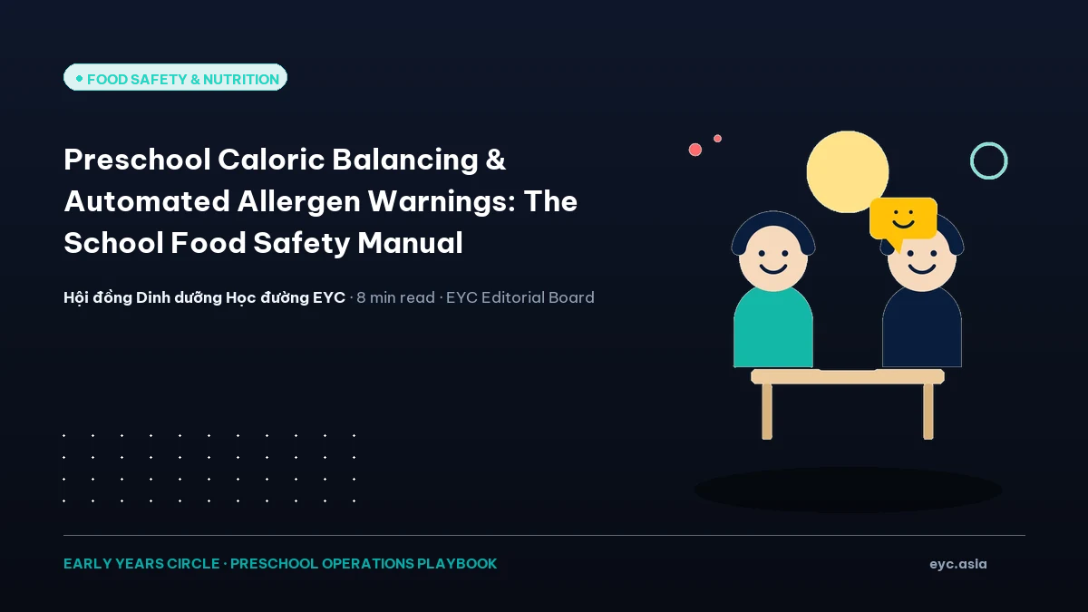 Preschool Caloric Balancing & Automated Allergen Warnings: The School Food Safety Manual