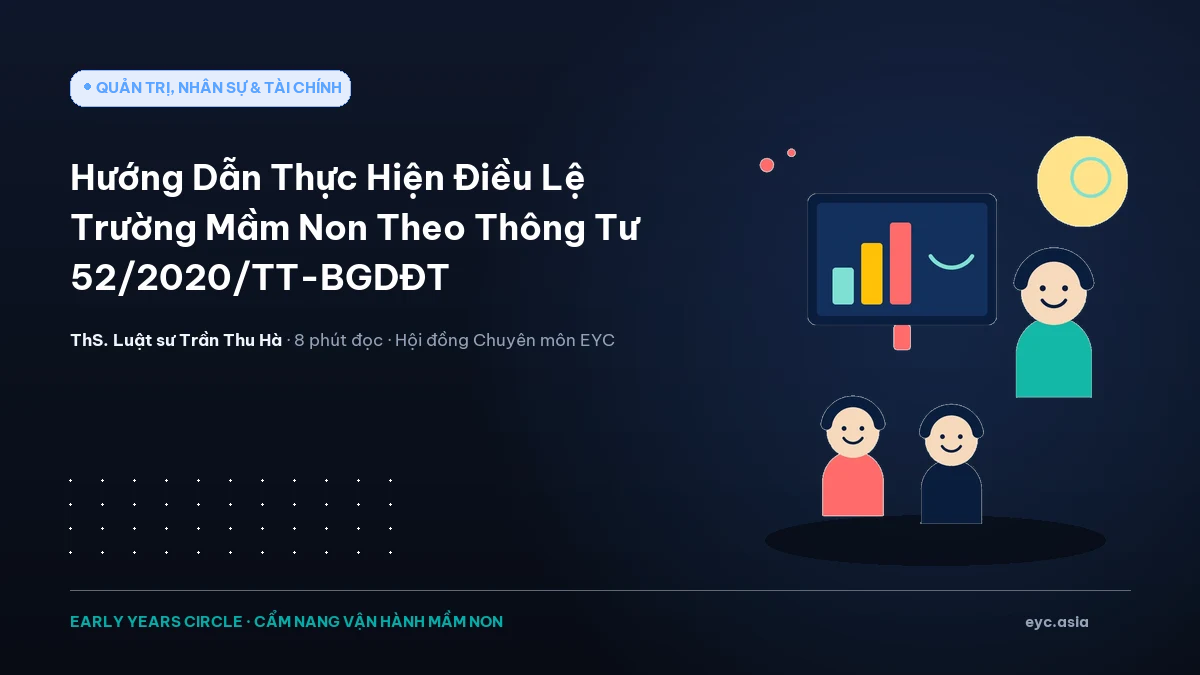 Hướng Dẫn Thực Hiện Điều Lệ Trường Mầm Non Theo Thông Tư 52/2020/TT-BGDĐT