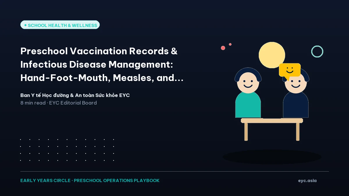 Preschool Vaccination Records & Infectious Disease Management: Hand-Foot-Mouth, Measles, and Dengue Protocol