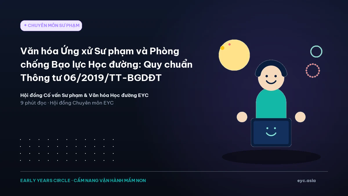 Văn hóa Ứng xử Sư phạm và Phòng chống Bạo lực Học đường: Quy chuẩn Thông tư 06/2019/TT-BGDĐT