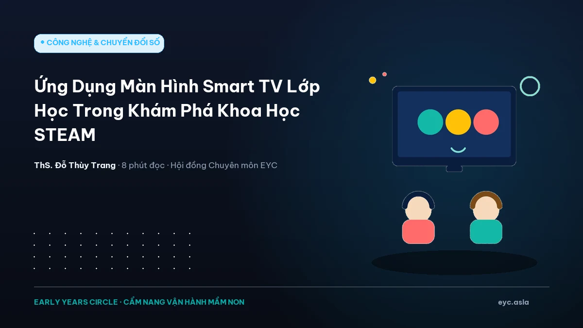 Ứng Dụng Màn Hình Smart TV Lớp Học Trong Khám Phá Khoa Học STEAM