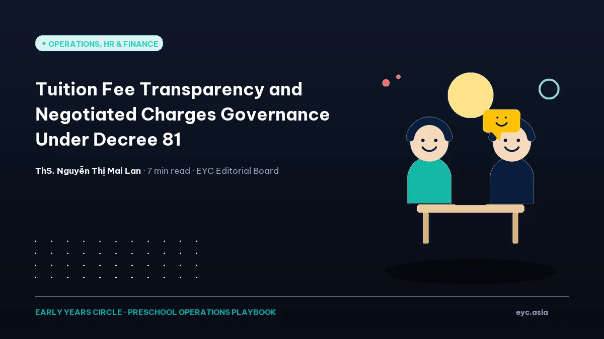 Tuition Fee Transparency and Negotiated Charges Governance Under Decree 81