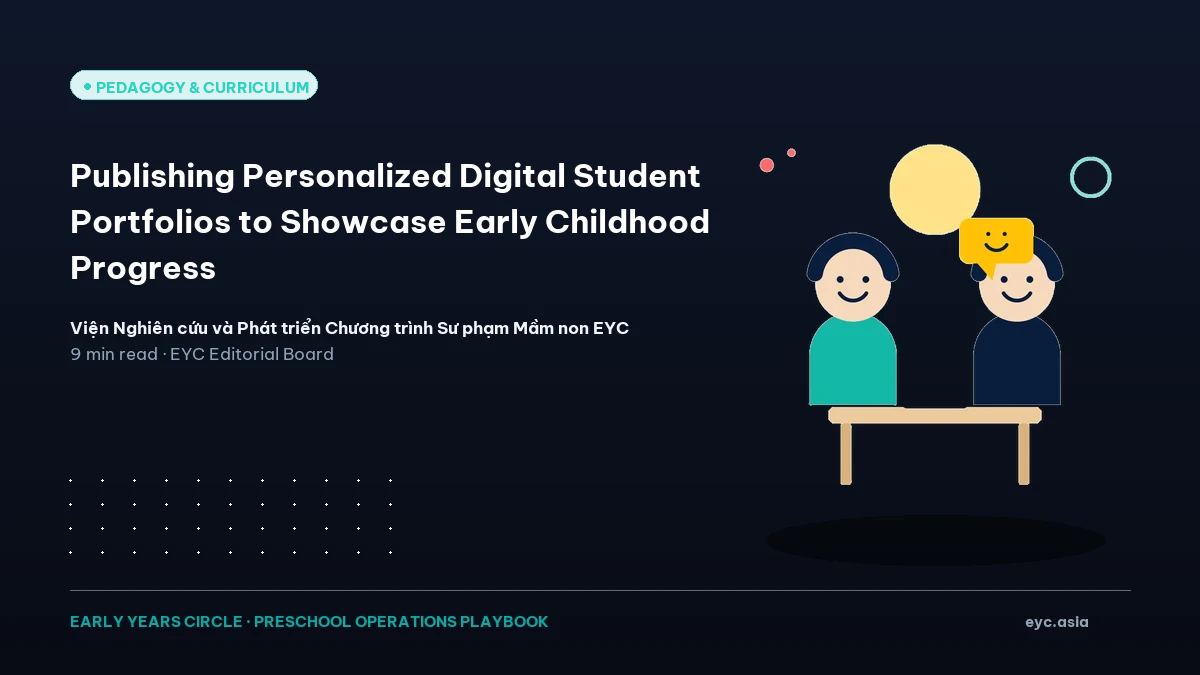 Publishing Personalized Digital Student Portfolios to Showcase Early Childhood Progress