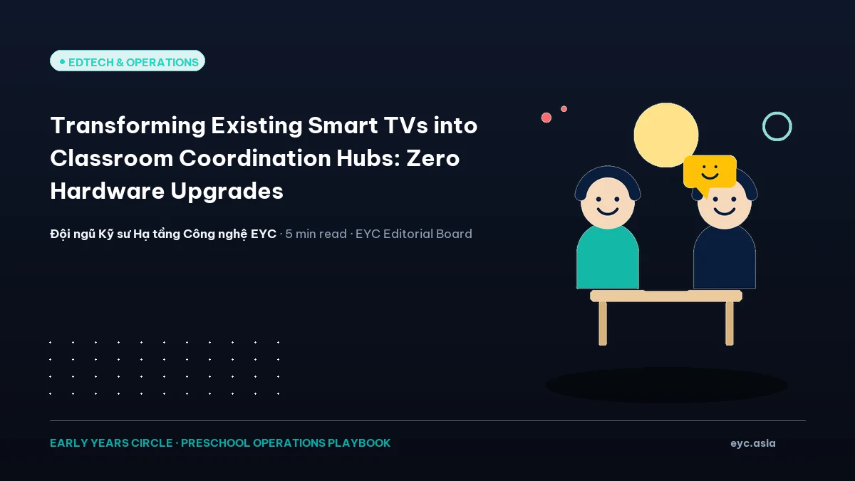 Transforming Existing Smart TVs into Classroom Coordination Hubs: Zero Hardware Upgrades
